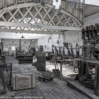 Buy canvas prints of The workshop  by Rob Hawkins
