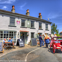 Buy canvas prints of Bruce Arms at Masham by Rob Hawkins