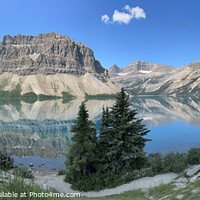 Buy canvas prints of Bow Lake Panorama by Rob Hawkins