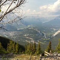 Buy canvas prints of Banff Mountain Vista  by Rob Hawkins