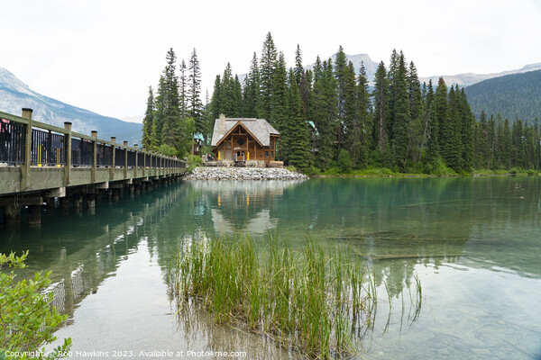 Emerald Lake lodge Picture Board by Rob Hawkins