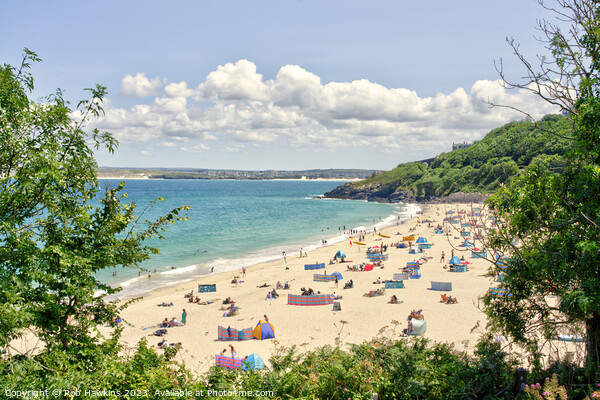Porthminster beach Picture Board by Rob Hawkins
