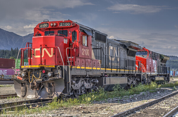 Canadian Freight Power  Picture Board by Rob Hawkins