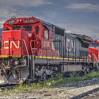 Buy canvas prints of Canadian Freight Power  by Rob Hawkins