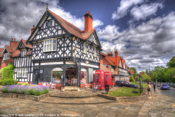Port Sunlight Tea rooms Picture Board by Rob Hawkins