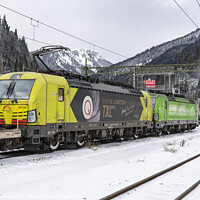 Buy canvas prints of Brenner freight  by Rob Hawkins