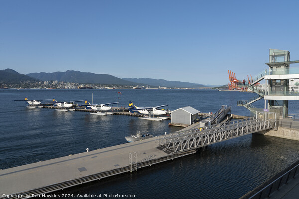 Vancouver Sea planes Picture Board by Rob Hawkins