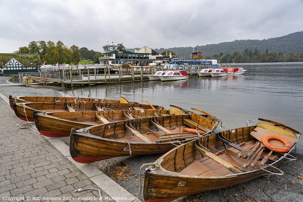 Bowness Row boats  Picture Board by Rob Hawkins