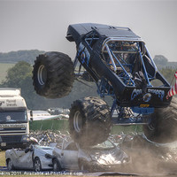Buy canvas prints of Monster Truck Madness by Rob Hawkins