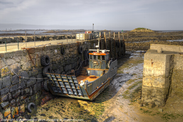 Herm Landing Craft Picture Board by Rob Hawkins