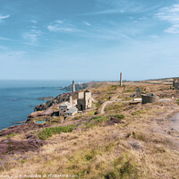 Buy canvas prints of The Tin Mine of Levant  by Rob Hawkins