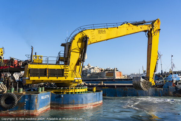 Maltese Dredging  Picture Board by Rob Hawkins