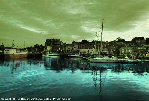 Padstow Harbour Picture Board by Rob Hawkins
