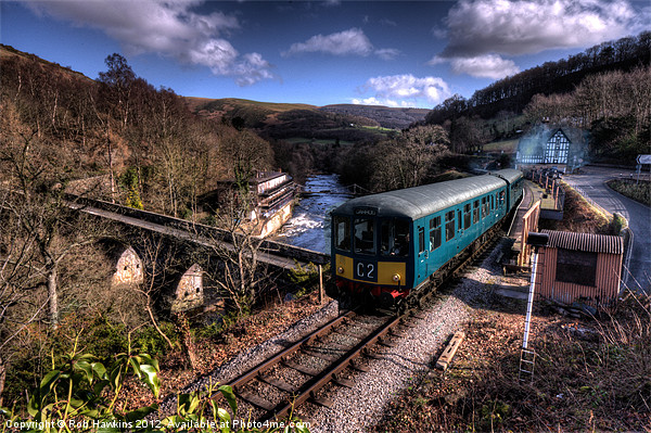 Railcar at Berwyn Picture Board by Rob Hawkins