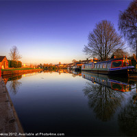 Buy canvas prints of Tiverton Canal Basin by Rob Hawkins