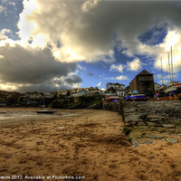 Buy canvas prints of New Quay Harbour by Rob Hawkins