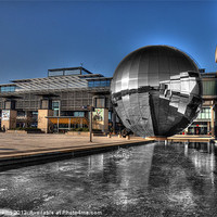 Buy canvas prints of The Sphere @Bristol by Rob Hawkins