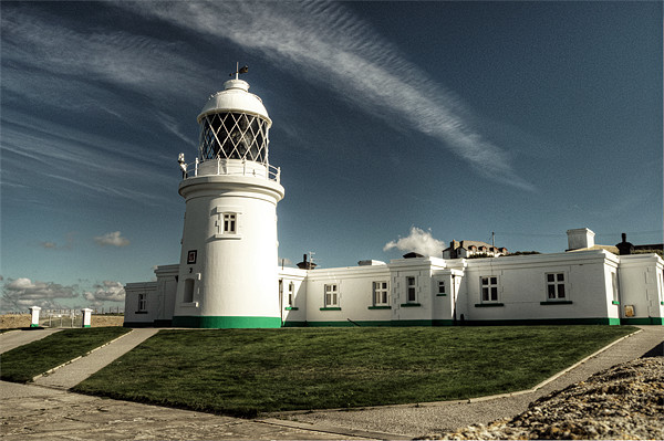 Pendeen Lighthouse Picture Board by Rob Hawkins