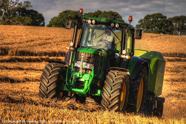 Tractor & the Baler Picture Board by Rob Hawkins