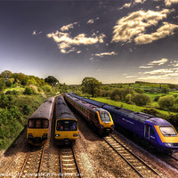 Buy canvas prints of Summer Saturday at Aller Junction by Rob Hawkins