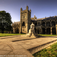 Buy canvas prints of Exeter Cathedral by Rob Hawkins