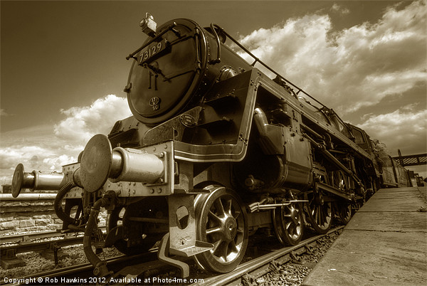 Standard 5 in sepia Picture Board by Rob Hawkins