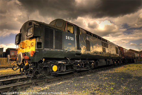 Class 37 Pioneer Picture Board by Rob Hawkins