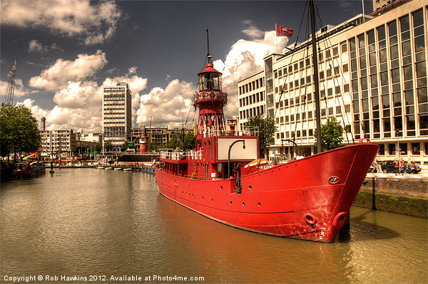 The Red Lightship Picture Board by Rob Hawkins