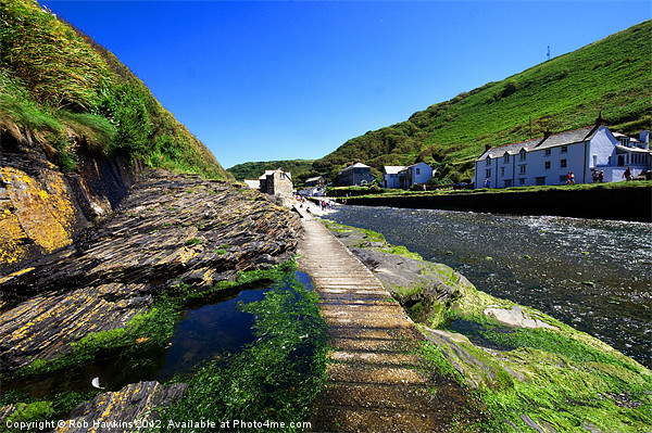 The River Valency at Boscastle Picture Board by Rob Hawkins