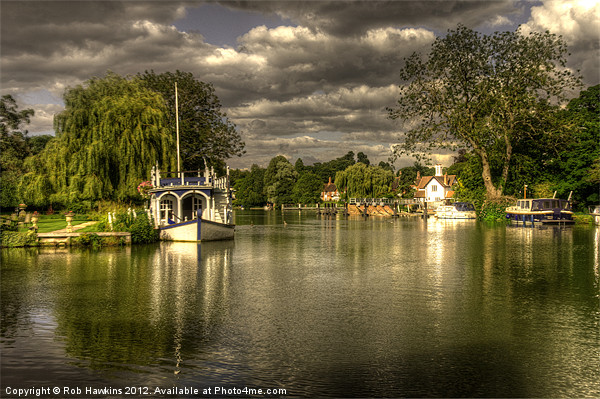 The River Thames at Streatley Picture Board by Rob Hawkins