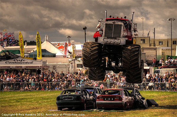 Monster Truck Mayhem Picture Board by Rob Hawkins