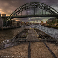 Buy canvas prints of Bridges over the Tyne by Rob Hawkins