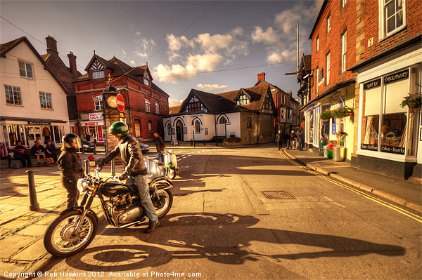 Triumph in Much Wenlock Picture Board by Rob Hawkins