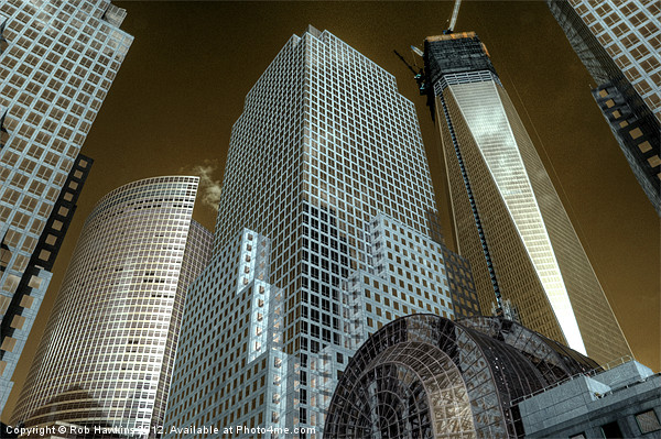 World Financial Centre 3 Picture Board by Rob Hawkins