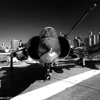 Buy canvas prints of Jet in the City by Rob Hawkins