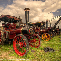 Buy canvas prints of Traction Engines at the Great Dorset by Rob Hawkins