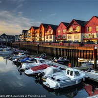 Buy canvas prints of Exmouth Marina by Rob Hawkins