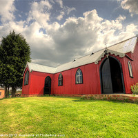 Buy canvas prints of The Tin Tabernacle by Rob Hawkins