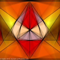 Buy canvas prints of Stained Triangulate by Rob Hawkins