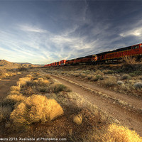 Buy canvas prints of Westbound Freight by Rob Hawkins