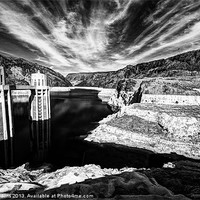 Buy canvas prints of Hoover Dam Reservoir by Rob Hawkins