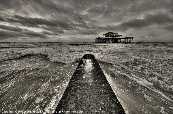 Remains of the Pier Picture Board by Rob Hawkins