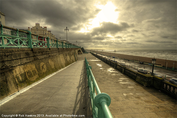 Brighton Promenade Picture Board by Rob Hawkins
