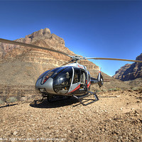 Buy canvas prints of Chopper in the Canyon by Rob Hawkins