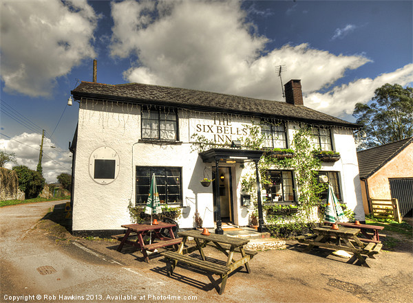 The Six Bells of Payhembury Picture Board by Rob Hawkins