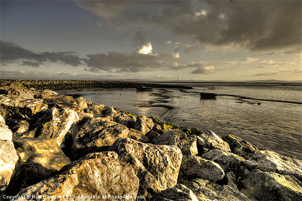 Morecambe Breakwater Picture Board by Rob Hawkins