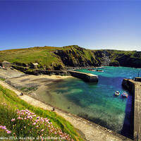 Buy canvas prints of Mullion Cove by Rob Hawkins