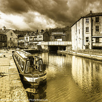Buy canvas prints of Todmorden Wharf toned by Rob Hawkins