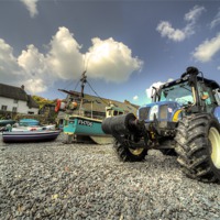 Buy canvas prints of Sea Tractor by Rob Hawkins