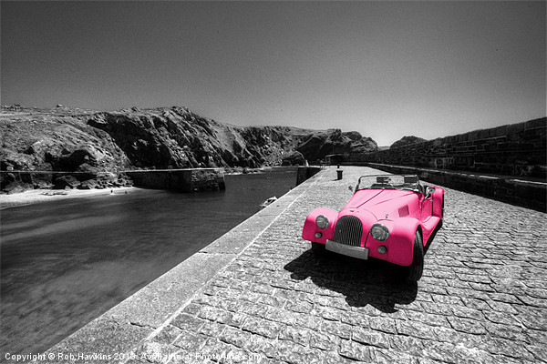 Pink Morgan at Mullion Picture Board by Rob Hawkins